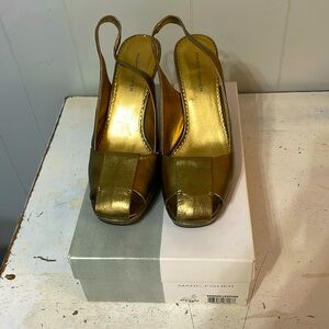 Marc Fisher Bronze Metallic Shoes